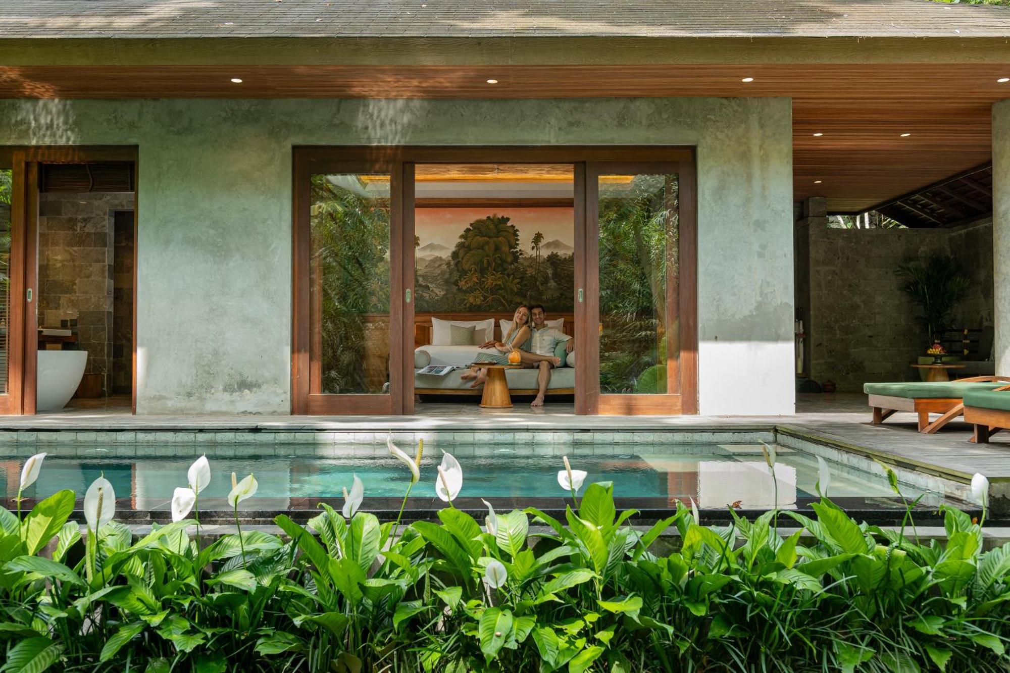 Adiwana Suweta Otel Ubud Dış mekan fotoğraf A villa at the resort