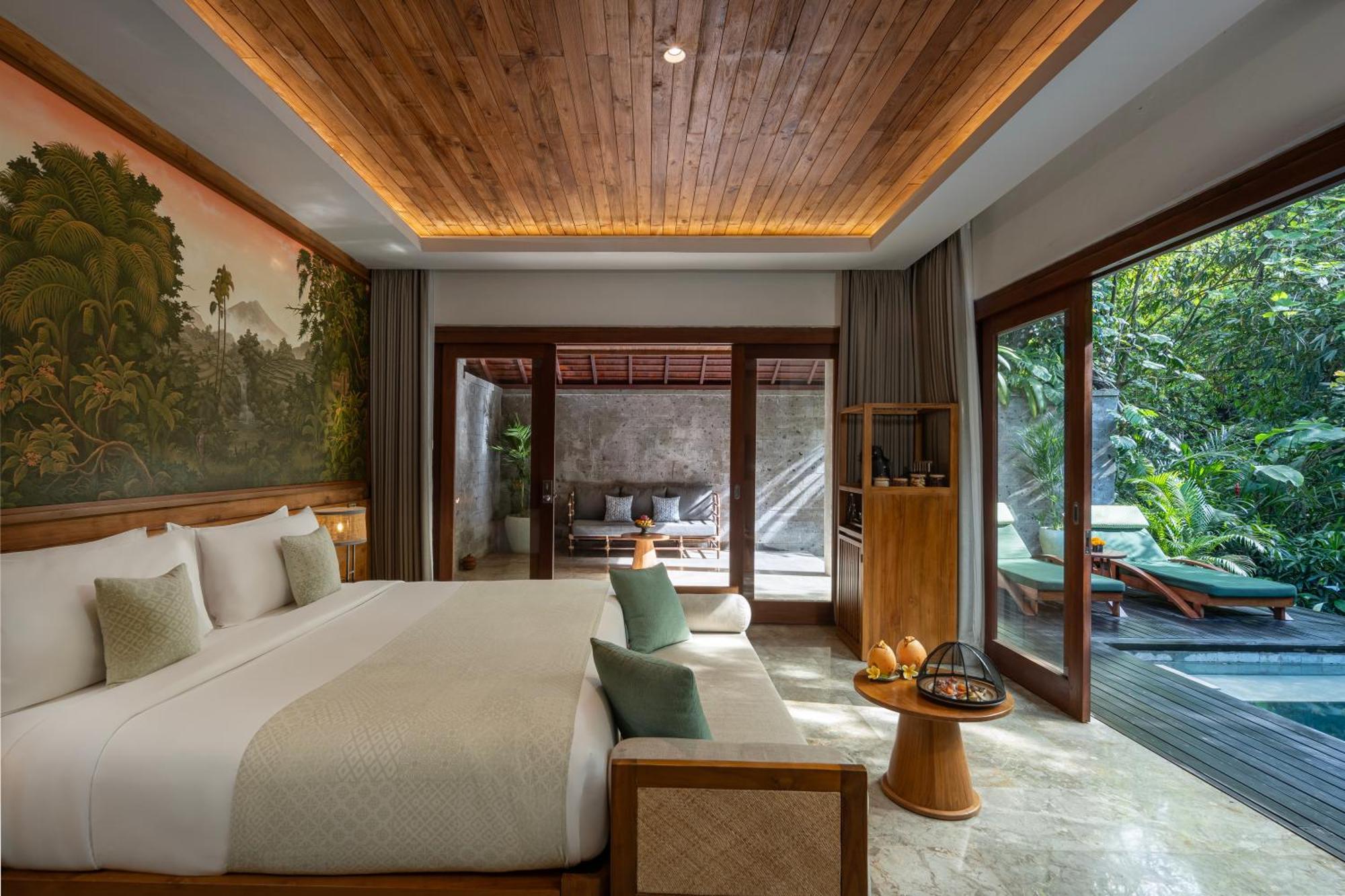 Adiwana Suweta Otel Ubud Dış mekan fotoğraf A bedroom at the hotel